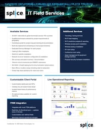IT Field Services Data Sheet - 2026